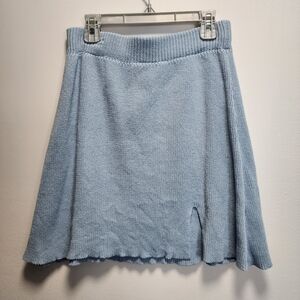 Mable Blue Knit Skirt